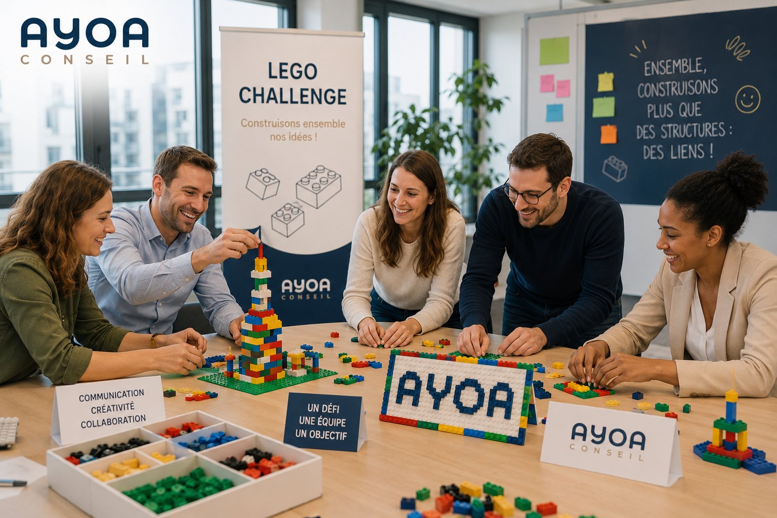 Team building Lego Challenge, Ayoa Conseil