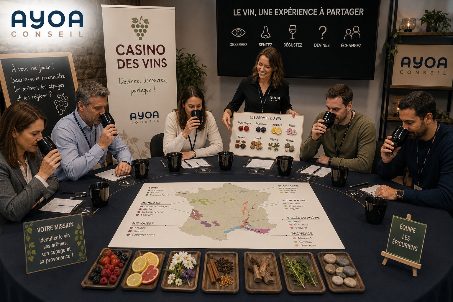 Team building Casino des vins, Ayoa Conseil